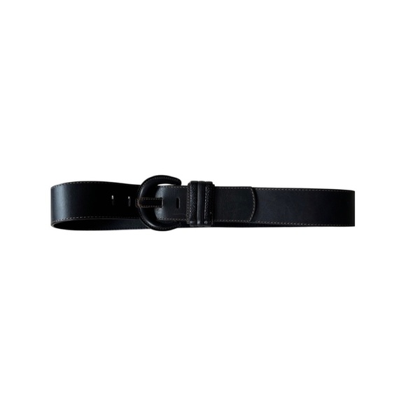 Banana Republic Genuine Leather Belt Espresso Brown Women’s Size Medium. main image 11